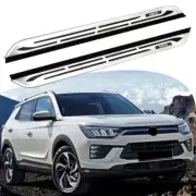 2Pcs Fits for SsangYong Korando 2019-2024 Door Side Step Running Board Nerf Bar