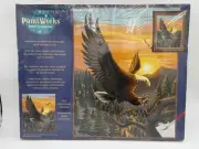 1997 EAGLE AIGLE DIMENSIONS PAINTWORKS PAINT BY NUMBER KIT 91017 NEW