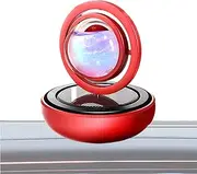 Automotive Air Fresheners - Solar-Powered Car Air Purifier - Double-Ring Structure, Dashboard Accessories for Rv Truck Vehicle Decorations