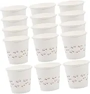 HOMOBABE 100pcs Paper Tasting Cups Beverage Cups for Sampling Juices Iced and Snacks Fun Design Bulk Quantity for Events and Gatherings