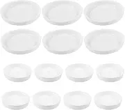 TOGEVAL 50pcs Round Caps for Mailing Tubes Secure Cardboard Tube End Plugs Moisture Resistant Versatile for Packaging Storage