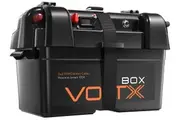 VoltX Battery Box 12V 2xUSB Portable Deep Cycle AGM Lithium Camping Cig Socket
