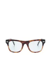 Brunello Cucinelli Tortoiseshell Effect Wayfarer Sunglasses