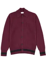 Oliver Spencer Britten Ribbed Wool Cardigan - Red - XL XL