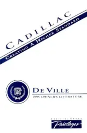 1995 Cadillac Deville Owners Manual User Guide (for: Cadillac)
