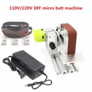 DIY micro belt machine Electric mini polishing sanding machine Bench sander