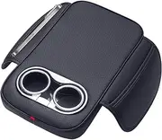 Vriusi Car Center Console Cover, Middle Console Cover, Car Armrest Cover, Cup Holder Storage Box, Arm Rest Covers, Center Organizer, Leather Pad, Car Console Organizer, Most Vehicles Cover