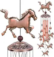 Solawindchime Horse Wind Chimes for Outdoor, Memorial, Garden Decoration - Gifts for Women, Home, Indoor
