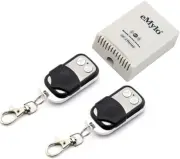 Emylo DC 12V 2CH RF Relay Smart Wireless Remote Control Light Switch Garage Door