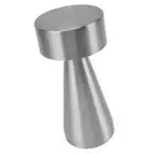 (Silver)LED Portable Metal Table Lamp With Touch Sensor 3 Color Stepless AU