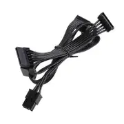 6Pin To 4 SATA Hard Drive Power Cable for RM550x RM650x RM750x RM850x RM1000x