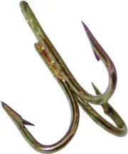 Mustad Classic Treble Hook #14 Shank Ringed Eye Bronze 25/Pk 3551-BR-14-25