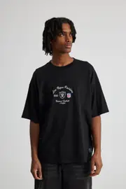 [Factorie] Factorie - Box Fit Nfl Tshirt - Lcn nfl black/raiders brush script L LCN NFL BLACK/RAIDERS BRUSH SCRIPT