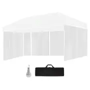 RED TRACK Accessory Pack for 6x3m White Gazebo, includes Walls, Wheeled Carry Bag, Rechargeable USB Lamp