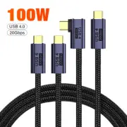 USB4.0 100W PD USB C to Type C Quick Fast Charging Data Cable For Samsung iPhone