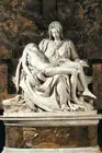 Wall Art Print Pieta by Michelangelo, 12" x 18"