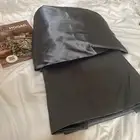 Íntima Hogar , Sheet Set King Satin Gloss Color Grey