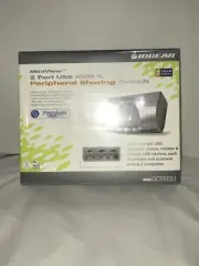IOGEAR MiniView (GCS102U) 2 Port USB KVM & Peripheral Sharing Switch Brand New