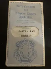 Vintage Cabbage Patch Doll Birth Certificate "GARTH ALLEN” No damages Unopened