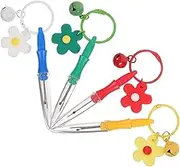 jojofuny 4Pcs Portable Keychain Seam Rippers Durable Embroidery Tools for Thread Trimming Easy to Use Cross Stitch Remover Handy DIY Sewing Accessories