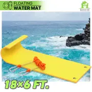 18x6ft Yellow Floating Water Pad 3-Layer XPE Foam Float Mat Huge Pool Lounge Bed