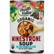 Health Valley Organic Minestrone Soup No Salt Added 15 Oz