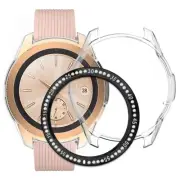 High Quality Soft TPU Case Ring Metal Cover f Samsung Gear S3 Frontier SM-R765A