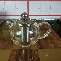 在飛比找樂天市場購物網優惠-耐高溫玻璃茶具茶壺不銹鋼內膽 鋼膽 過濾網茶道配件花茶壺