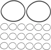 BIUDECO 20pcs Cassette Tape Recorder Belts Rubber Cassette Player Belts for Maintenance