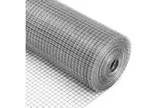YES4PETS 1 x 50M Galvanised Wire Mesh Garden Pet Chicken Coop Fencing Bird Netting Mesh