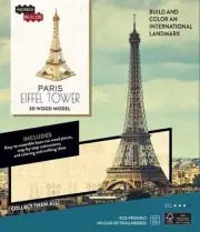 IncrediBuilds: Paris: Eiffel Tower 3D Wood Model by Insight Editions (English) P