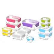 Glasslock Ovensafe Tempered Glass Food Storage Set w/ Lid 12pc