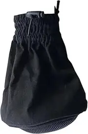Travel-Friendly Blow Dryer Diffuser Cap for Curly Hair with Elastic Band, Black Mesh