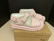 New! Womens Dr Martens Voss Mono Chalk Pink Leather Sandals. Size 11. Awesome!