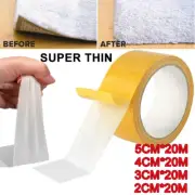 20M Strong Fixation Super Thin Tape Double Sided Adhesive Heavy Duty Translucent