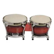 Drumfire 6.5" and 7.5" Wood Bongos (Natural Gloss)