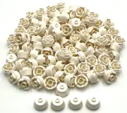 Lego 100 New White Cone 2 x 2 Truncated Pieces