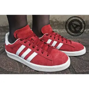 ADIDAS 女 CAMPUS 80S CARDINAL RED 奶油底 酒紅白【A-KAY0 33折】【Q23083】