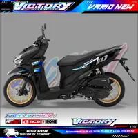 在飛比找蝦皮購物優惠-HONDA 條紋變化摩托車 VARIO 150 新貼紙列表變