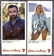 Home And Away Bree & Remi Fan Cards , Juliet Godwin Adam Rowland Summer Bay
