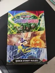 Pokemon Sword & Shield Instruction Book Quick Start Rules For Trading Card Game