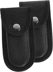 2Pcs Nylon Utility Tool Holder Pocket Organizer Folding Storage Case for Tools Compact Design with Belt Loop for Travel and Outdoor Activities