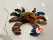 TY Claude the Crab 1996 Original Beanie Baby - VERY RARE with errors!
