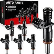 AOTPAT Fuel Injectors Automotive Replacement Parts Fits for:-BMV125I 128I 323I 325I 325XI 328I 330I 330XI 525I 525XI 528I 528XI 530I 530XI X1 X3 X5 Z4 3.0L 6PCS 2005-2013 OE#7531634, FJ748