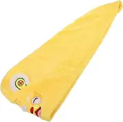 Ipetboom Cartoon Hair Towel Wrap for Women Quick Dry Absorbent Hair Drying Towel Hat Cute Design Lightweight for Home Travel Spa and Pool Use