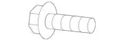 Genuine Mazda Paddle Switch Screw GJS2-32-750