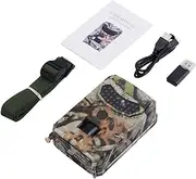 Totority Hunting with Resolution Ir LEDs Night Vision Motion Outdoor Camcorder for Wildlife Monitoring Security and Scouting Battery Not Included Random Shell