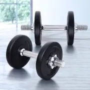 10KG Dumbbell Set Adjustable Weight Plates Dumbbells Home Gym Exercise Equipment