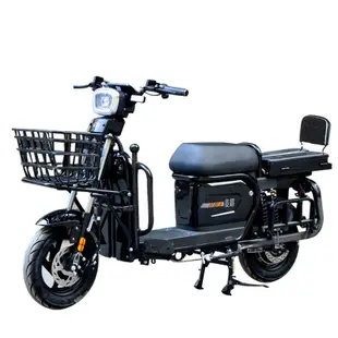 【廠家直發】新國標款載重王電動車60V72V腳踏自行車外賣載貨鋰電長跑王電瓶車