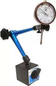 Magnetic Base Dial Indicator 1" Travel 0.001" New Fine Adjustment